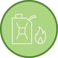 Unique Fuel to Fire Vector Icon