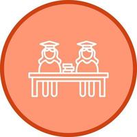 Unique Combined Study Vector Icon