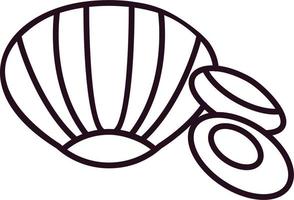 Clam Vector Icon