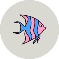 Angel Fish Vector Icon