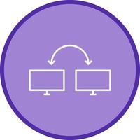 Unique Connected Systems Vector Icon