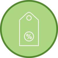 Unique Discount Tag II Vector Icon