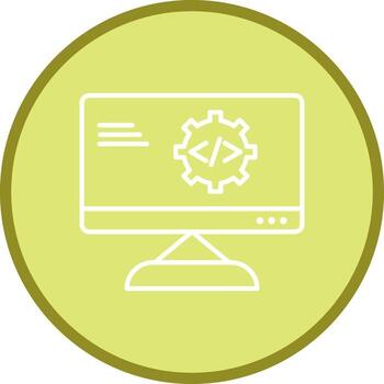 Unique Code Optimization Vector Icon