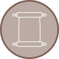 Scroll of Paper Vector Icon