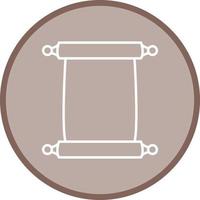 Scroll of Paper Vector Icon