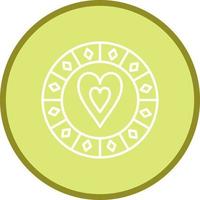 Heart Chip Vector Icon