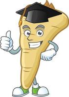 Parsnip cartoon character vector