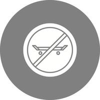 No Skating Vector Icon