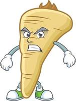 Parsnip cartoon character vector