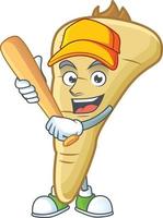 Parsnip cartoon character vector