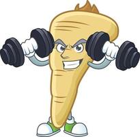 Parsnip cartoon character vector