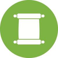 Scroll of Paper Vector Icon