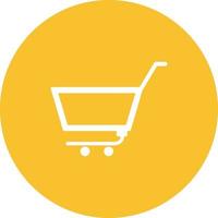 Unique Empty Cart Vector Icon