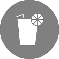 Unique Lemon Juice Vector Icon