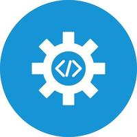 icono de vector de optimización de código único