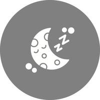 icono de vector de dormir