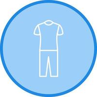 icono de vector de traje de pijama