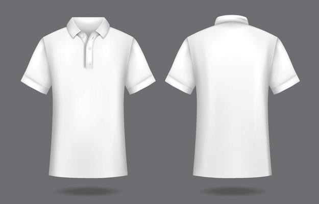 White Polo Shirt Templates Vector Art, Icons, and Graphics for Free