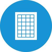 Table of Rates Vector Icon