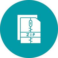 Zip File Vector Icon