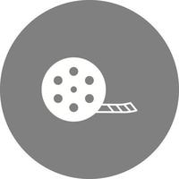 Unique Film Reel Vector Icon