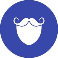 Beard and Moustache Vector Icon