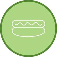 Hot Dog Vector Icon