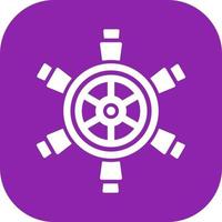 Ship Wheel Vector Icon