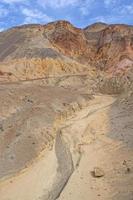 Colorful Dry Wash in the Desert photo