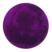 Moon isolated on transparent png