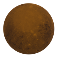 Luna isolato su trasparente png