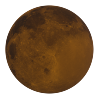 Mond isoliert auf transparent png