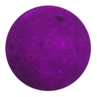 Moon isolated on transparent png