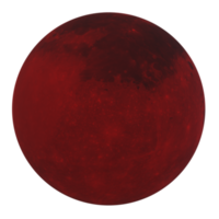 Moon isolated on transparent png