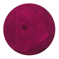 Moon isolated on transparent png