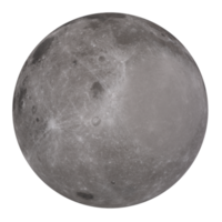 Luna isolato su trasparente png