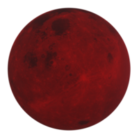 Moon isolated on transparent png