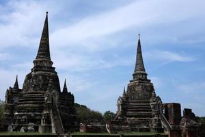 Phra Nakhon Si Ayutthaya Historical City where Considered a World Heritage Site in December 13, 1991. photo