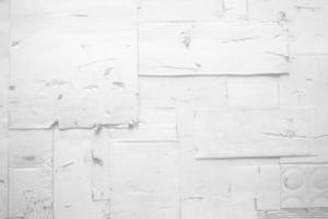 White Grunge Cardboard Wall Texture for Background. photo