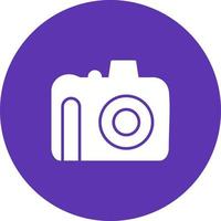 Unique DSLR Camera Vector Icon