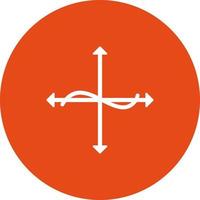 Unique Graph Vector Icon