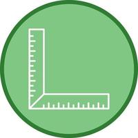 square Ruler Vector Icon