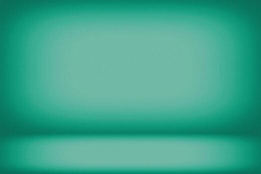Abstract Gradient Mediumaquamarine Green Color Studio Background with Grain, Suitable for Backdrop. photo