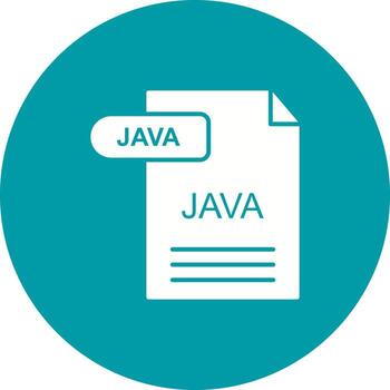 icono de vector de java