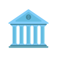 bank icon. bank and business sign and symbol. png