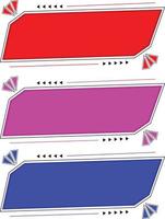 new attractive tag banner shape vector hd