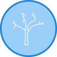 Tree with no Leaves Vector Icon