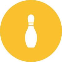 Unique Bowling Pin Vector Icon