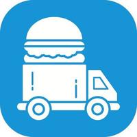 Fast Food Truck Vector Icon