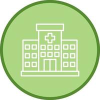 icono de vector de hospital